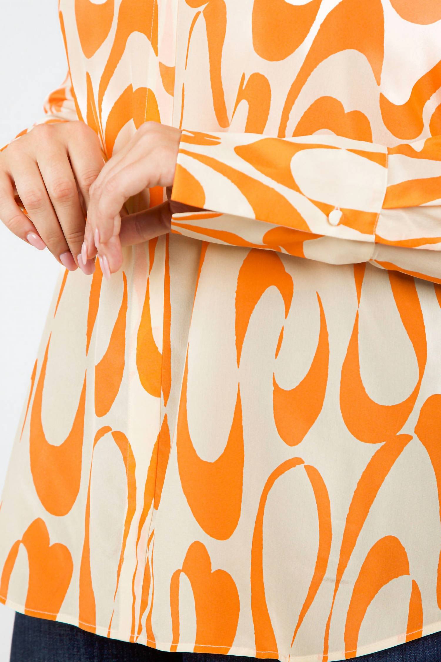Catherine Gee - Daria French Cuff Silk Blouse