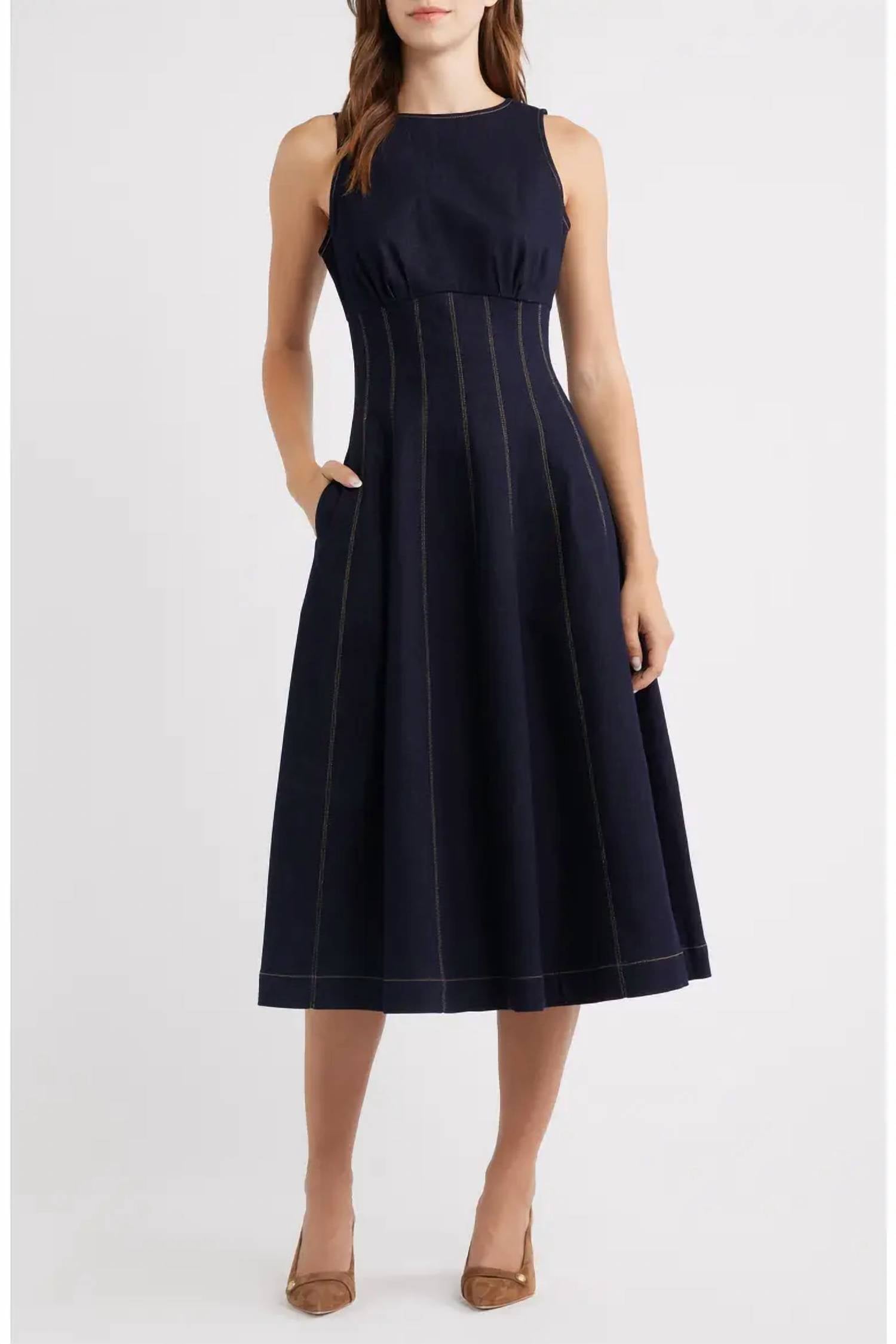 Zoe And Claire - Midnight Sonata Midi Dress