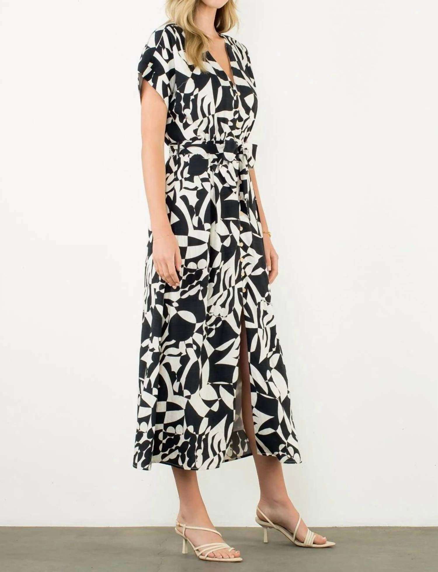 Thml - Short Sleeve Button Up Dress