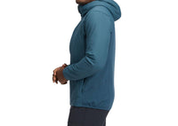 Black Diamond Men's First Light Stretch Hoody in creek blue - men's jacket - alternate view