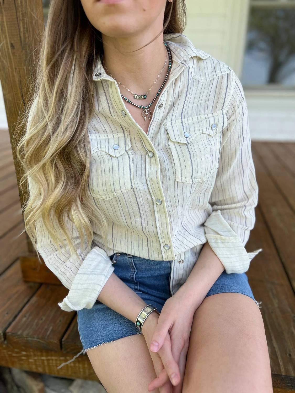Cotton & Rye - Bingham Stripe Button-up Shirt
