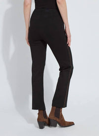 Lysse Women's Crystal Embellished Ankle Elysse Pant in black - women's pants - alternate view