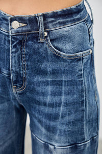 Saige Denim - Mid Rise Wide Leg Jeans