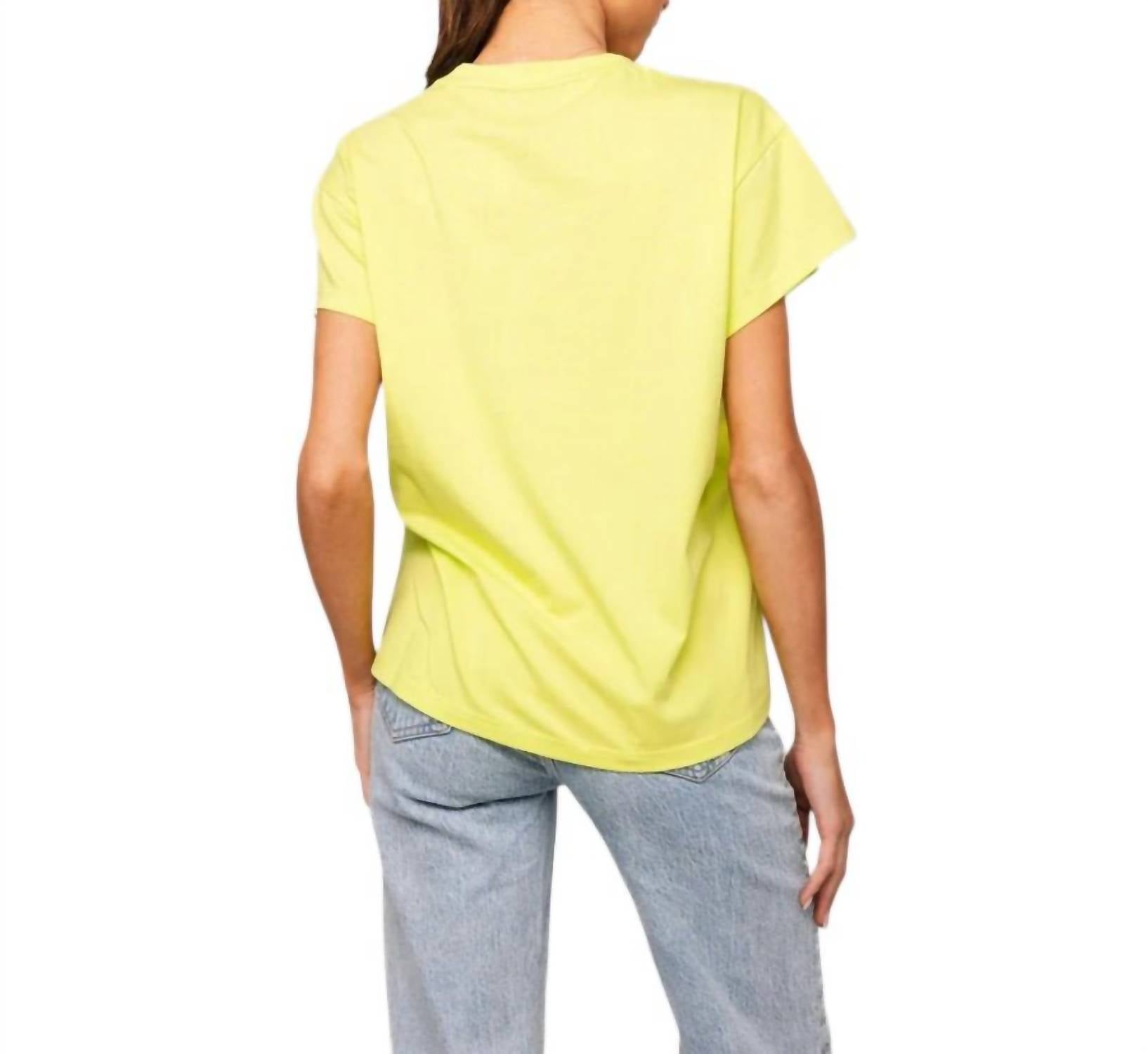 QUEEN OF SPARKLES Piñata Crewneck Tee in green - women's t-shirt - view 4