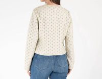 MAURITIUS Hillary Cf Leather Jacket in ivory - women's jacket - detail view