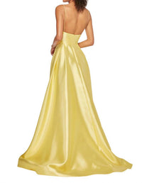 Sherri Hill - Satin A-Line Prom Dress