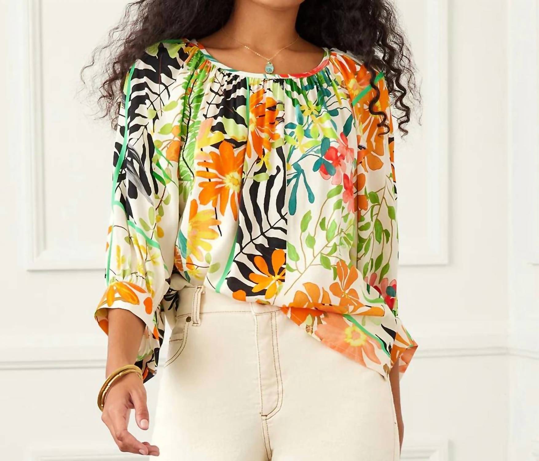 Karen Kane - Paiden Blouson Sleeve Top
