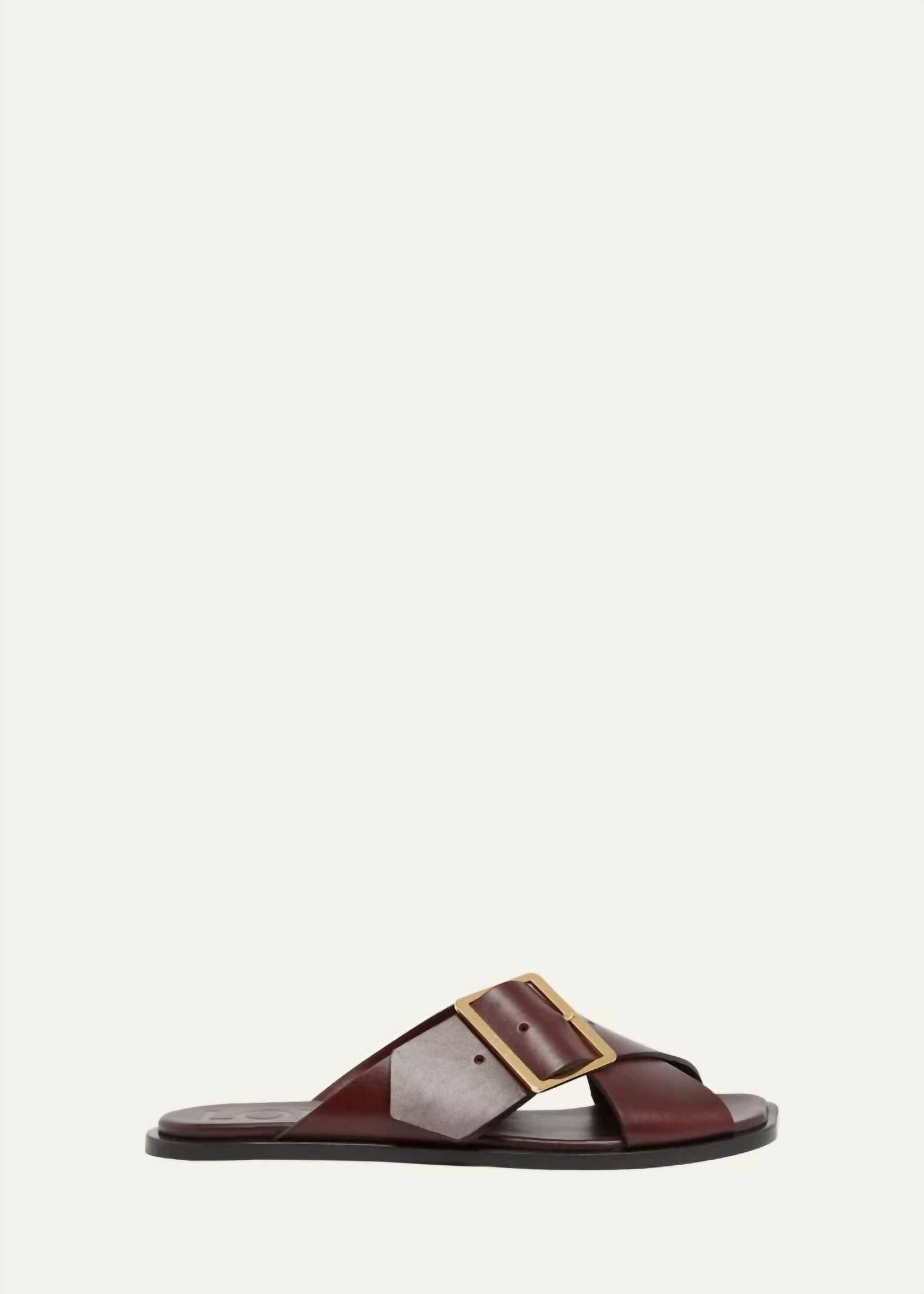 Loewe - Petal Crisscross Buckle Sandal