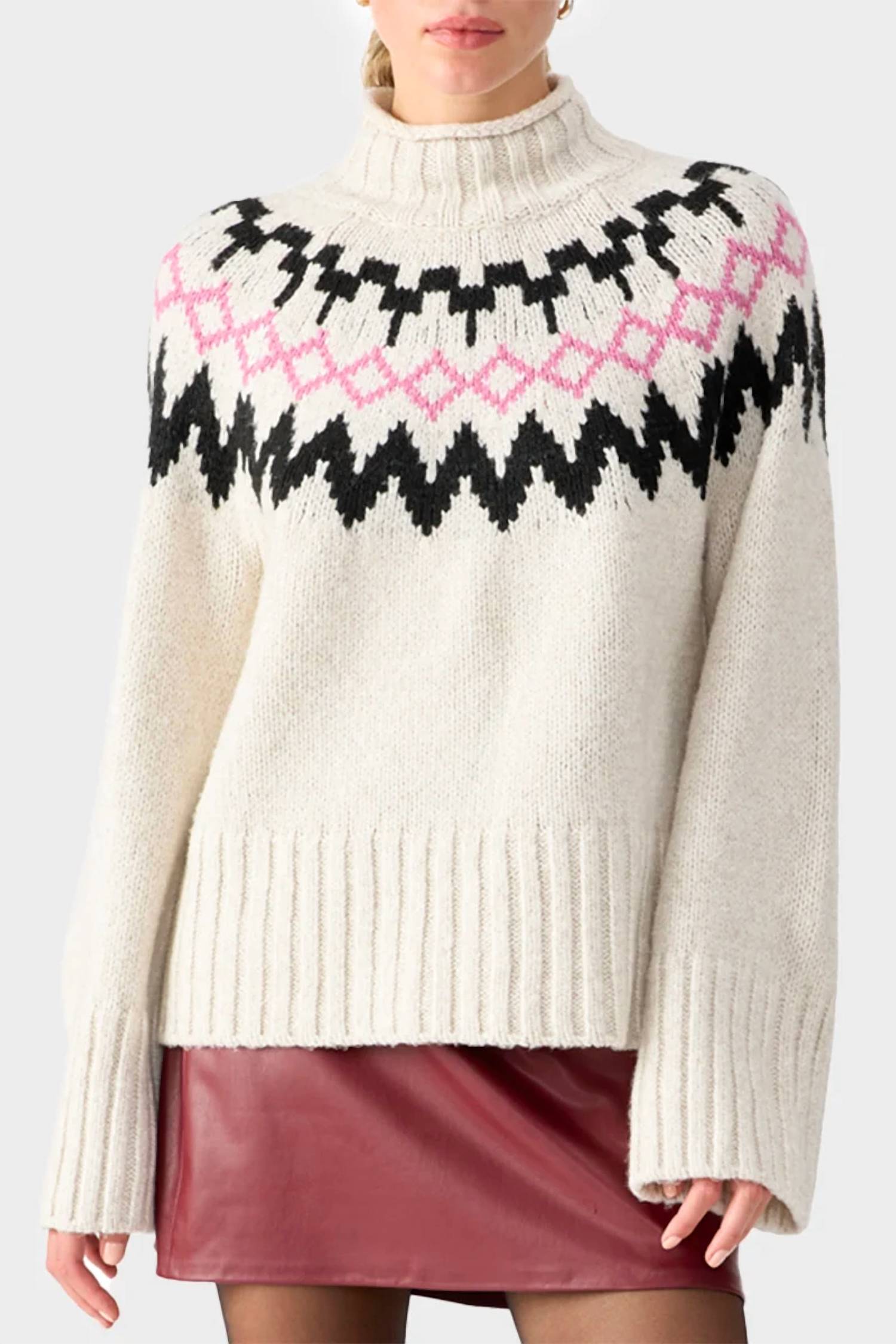 Sanctuary - Tis The Season Long Sleeve Fairisle Sweater