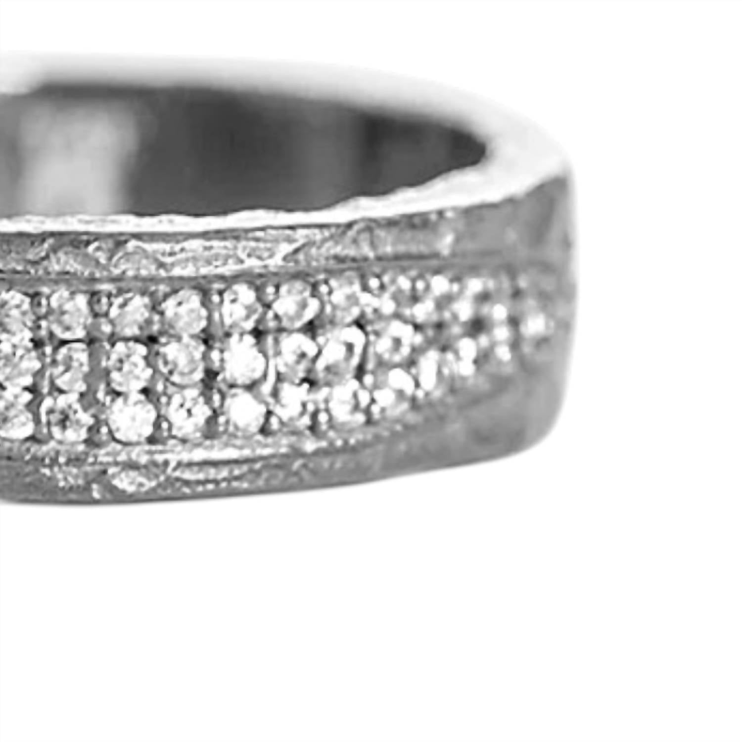 Tat2 Designs - Women's Velen Crystal Inlay Ring