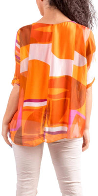 Gigi Moda - Carmelina Graphic Silk Kaftan