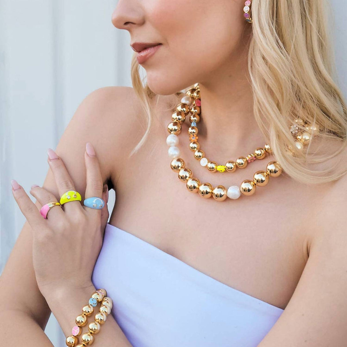Omg Blings - Beaded Necklace