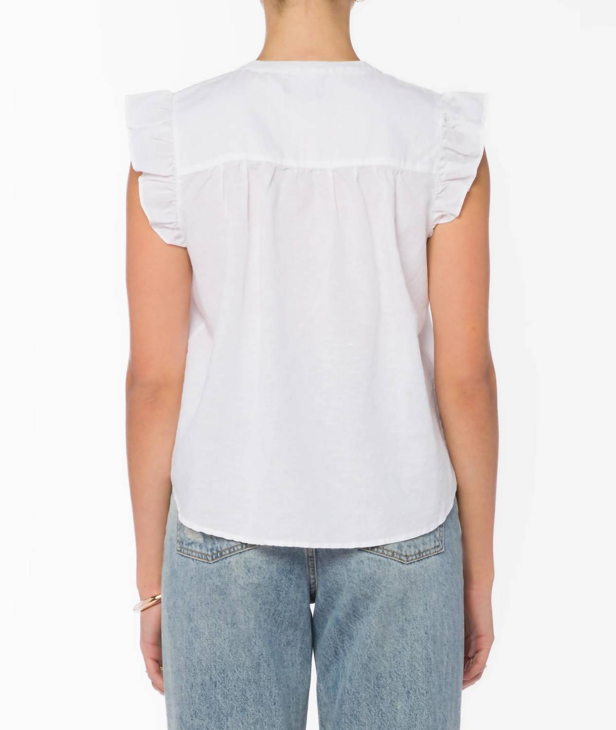 Velvet Heart - Beckett Ruffle Sleeves Top