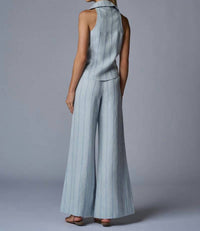 Hevron - Capri High Rise Wide-leg Pant