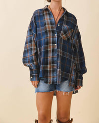 Aemi + Co - Kambrie Plaid Flannel Shirt