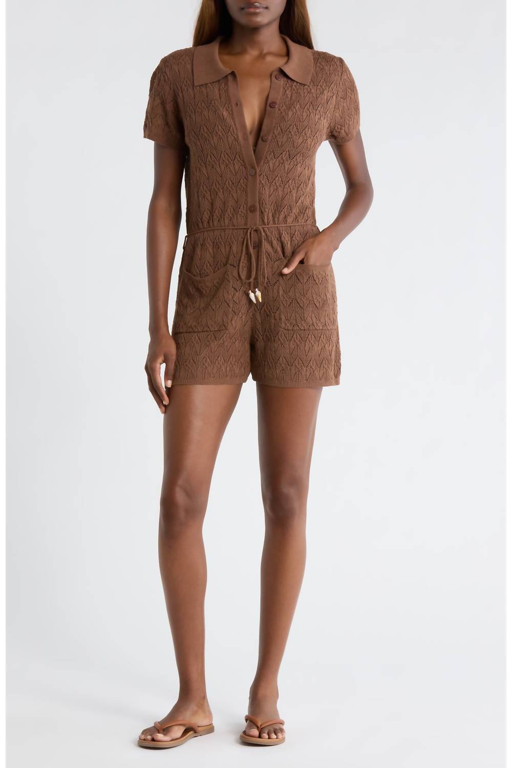 Elan - Cover Up Crochet Romper