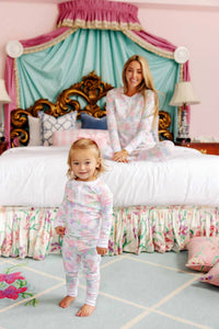 The Beaufort Bonnet Company Girl's Easter Sara Jane's Sweet Dream Set in princess grace rose - kids' sleepwear - alternate view