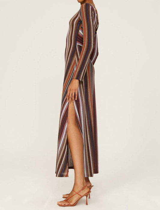 Something Navy - Striped Reversible Dress