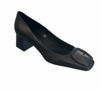 Santoni - Women's Leather Square Toe Pump
