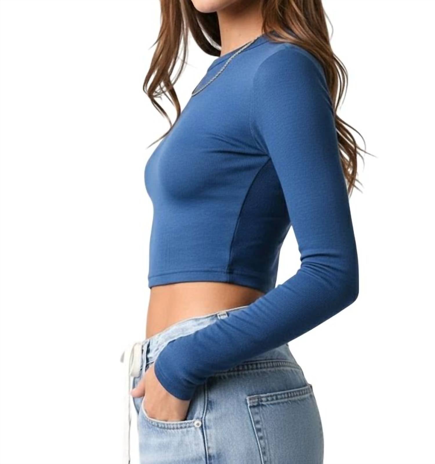 Olivaceous - Ribbed Fitted Top