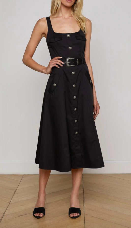 L'Agence - TAZIA MIDI DRESS
