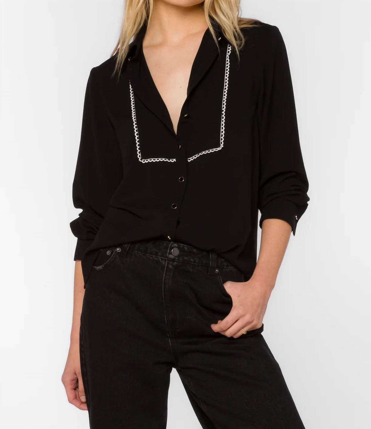 Velvet Heart - Avianna Long Sleeve Blouse