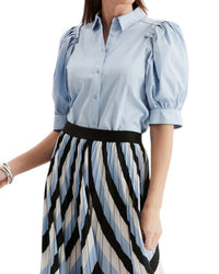 Tyler Boe - Dana Pleated Shoulder Blouse