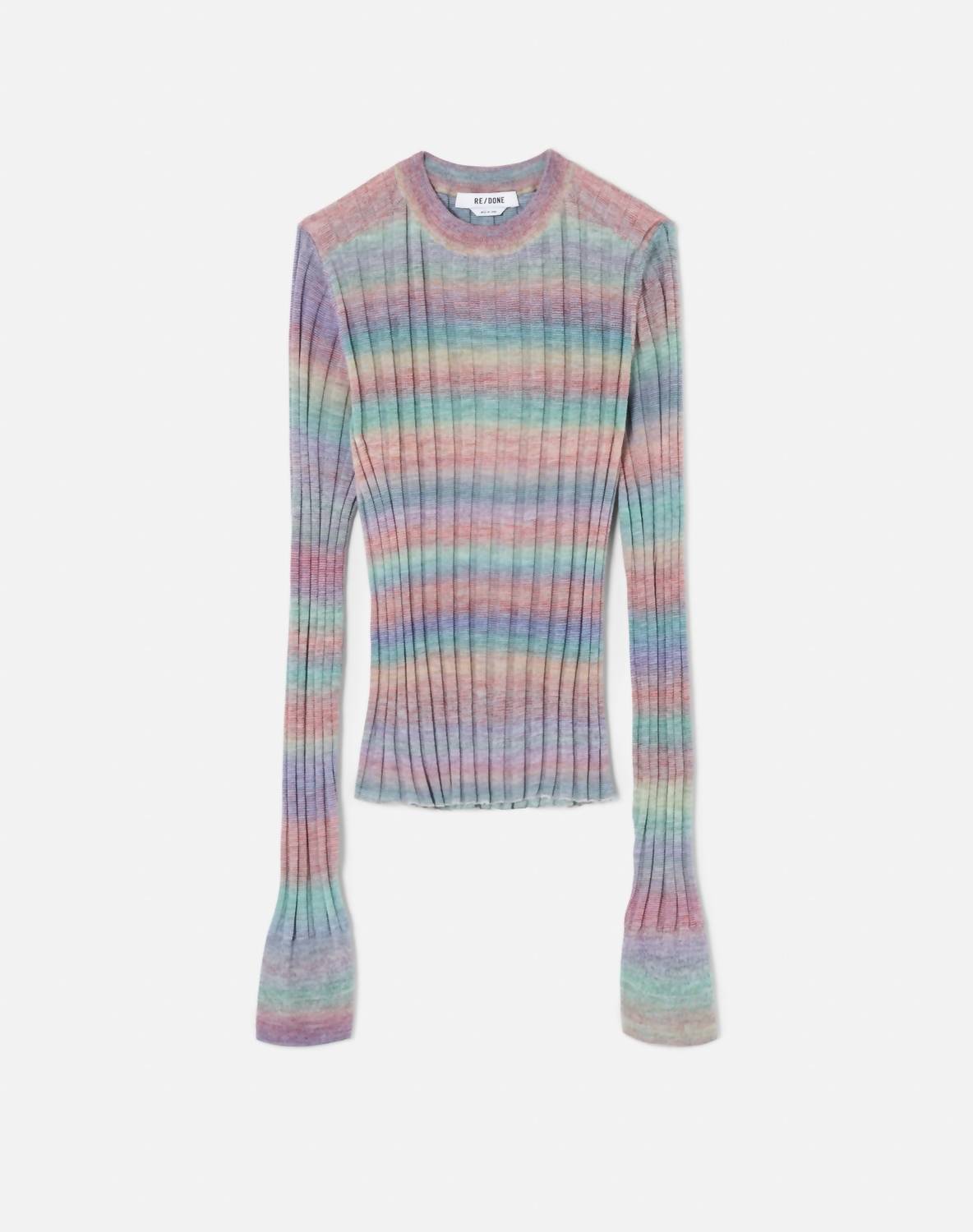 Re/Done - Poor Boy Rib Slim Pullover