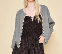 Dra Los Angeles - Luisa Grey Pearl Cardigan