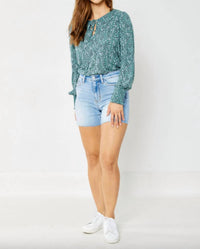Judy Blue - Light Raw Hem Shorts