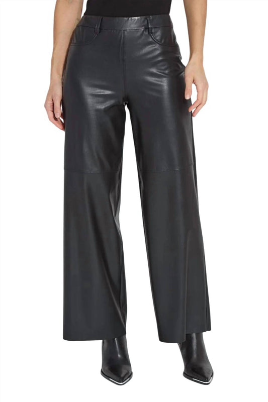 Lysse - Wren Hi Waist Wide Leg Vegan Leather Pant