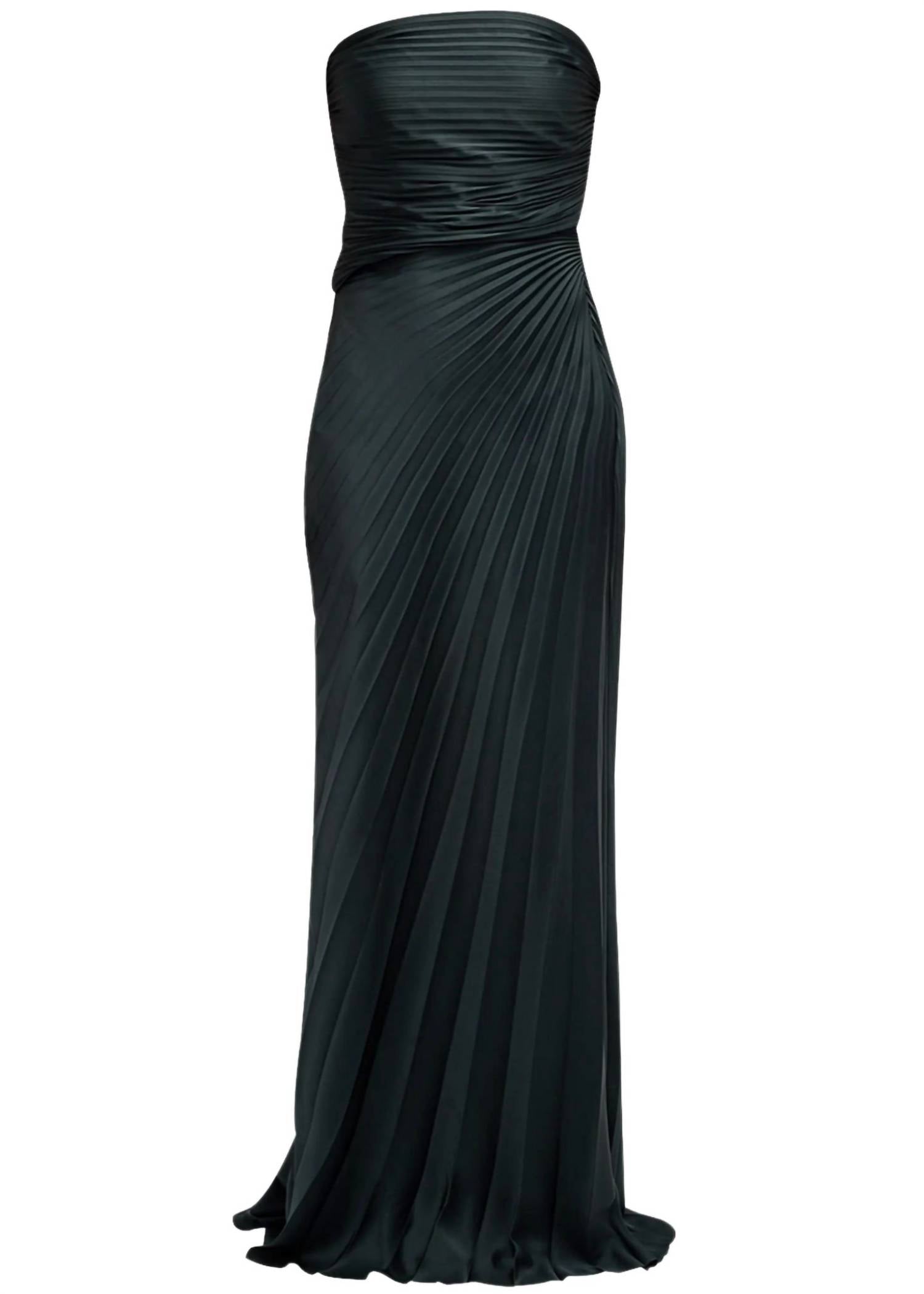 A.L.C. - Bianca Strapless Pleated Maxi Dress