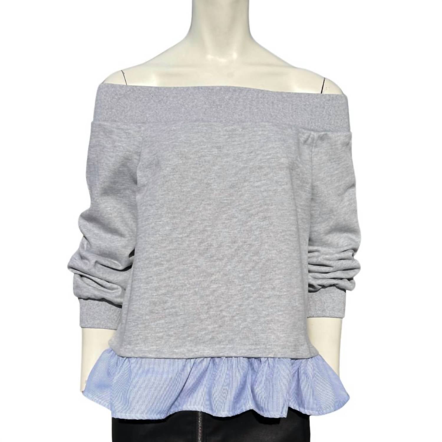 After Market - Off the Shoulder Sweatshirt