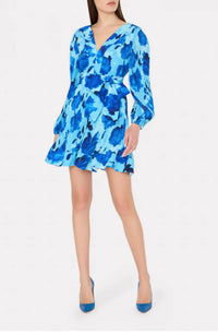 Milly - Liv Blurred Blossom Mini Dress