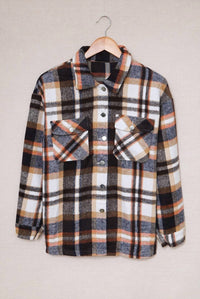 Kustom Kreations Goods - Multicolor Plaid Casual Button Up Jacket