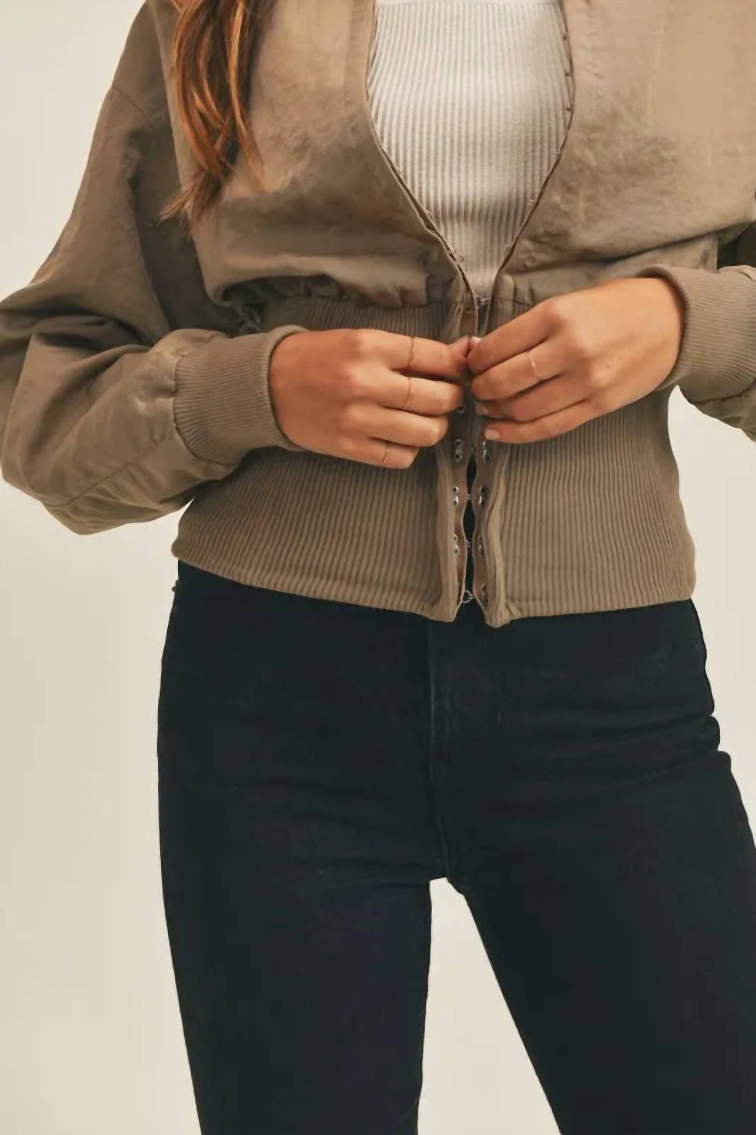 Mable - Long Sleeve Two Way Jacket