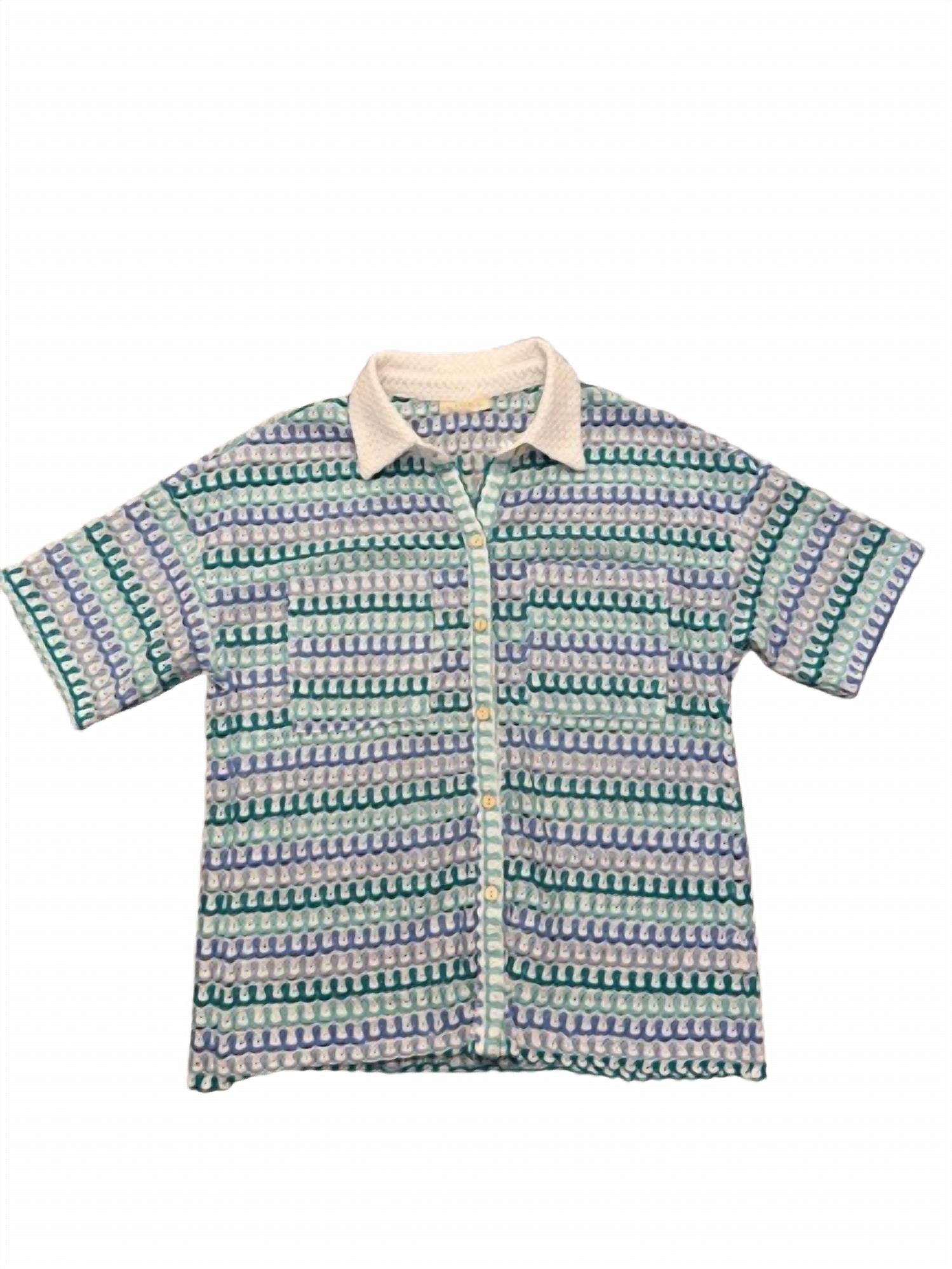 Illa Illa - Short Sleeve Button Top