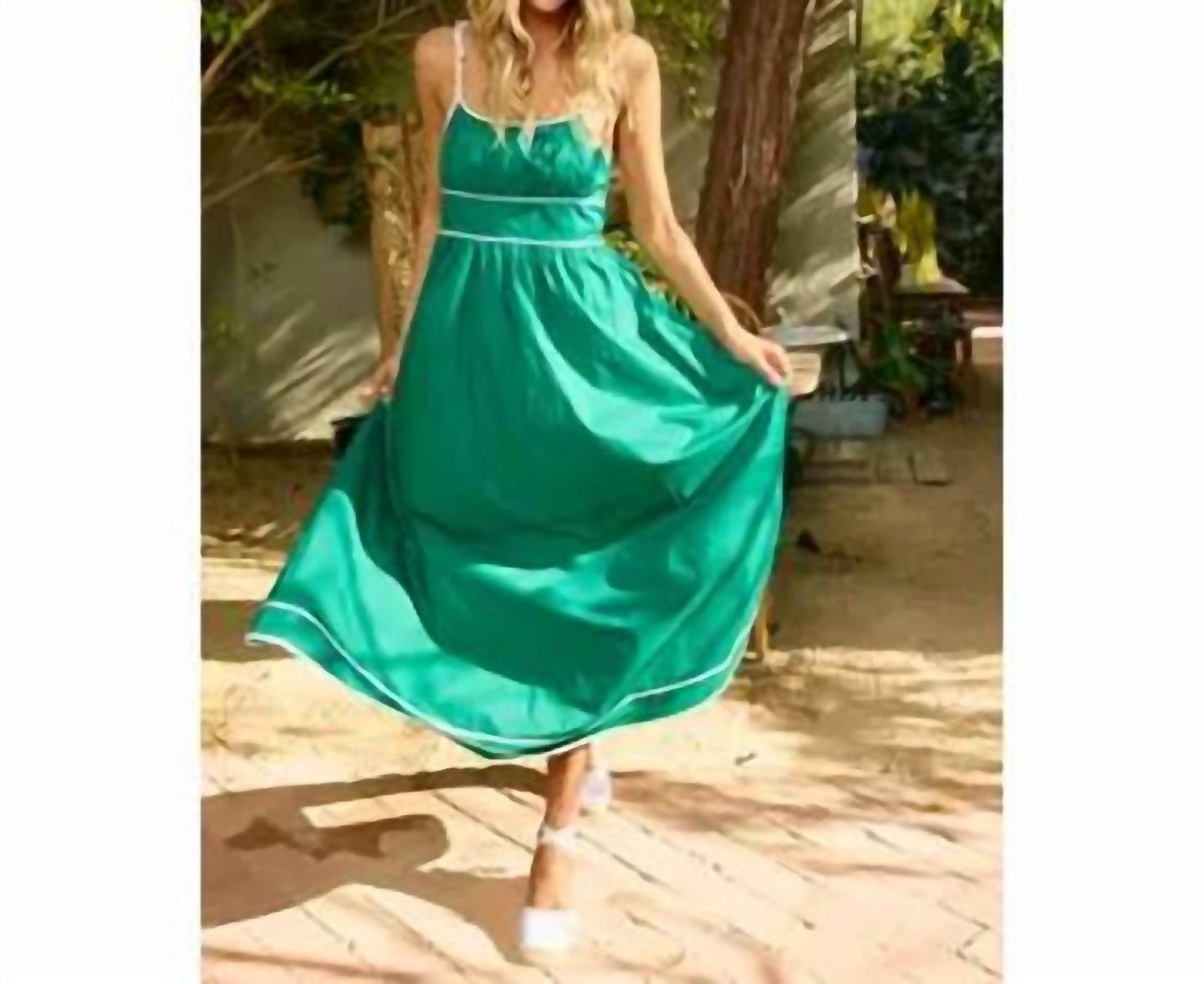 Pinch - Emerald Breeze Midi Dress