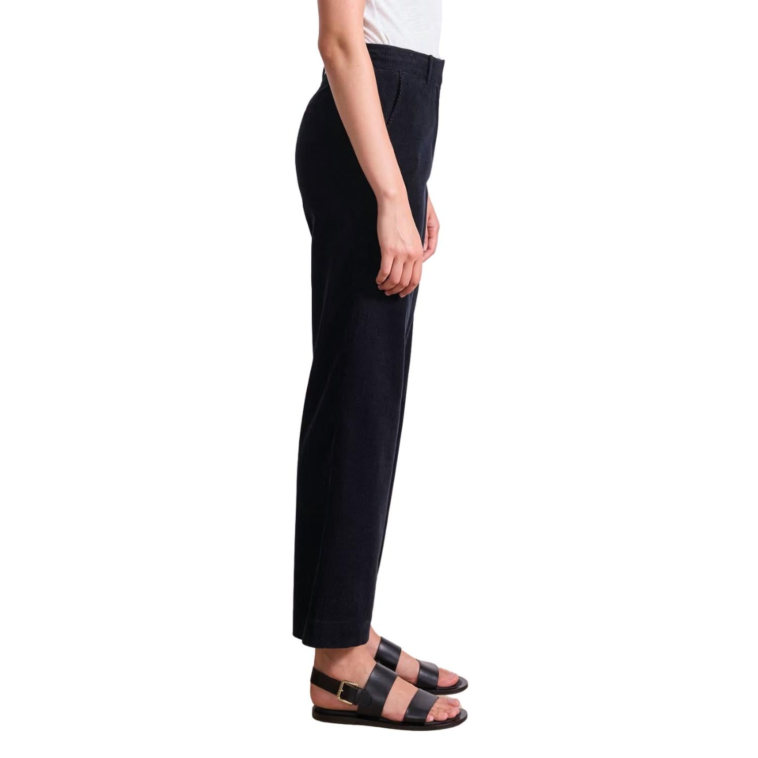 APIECE APART Sadie Corduroy Trouser in midnight 1 - women's pants - view 5