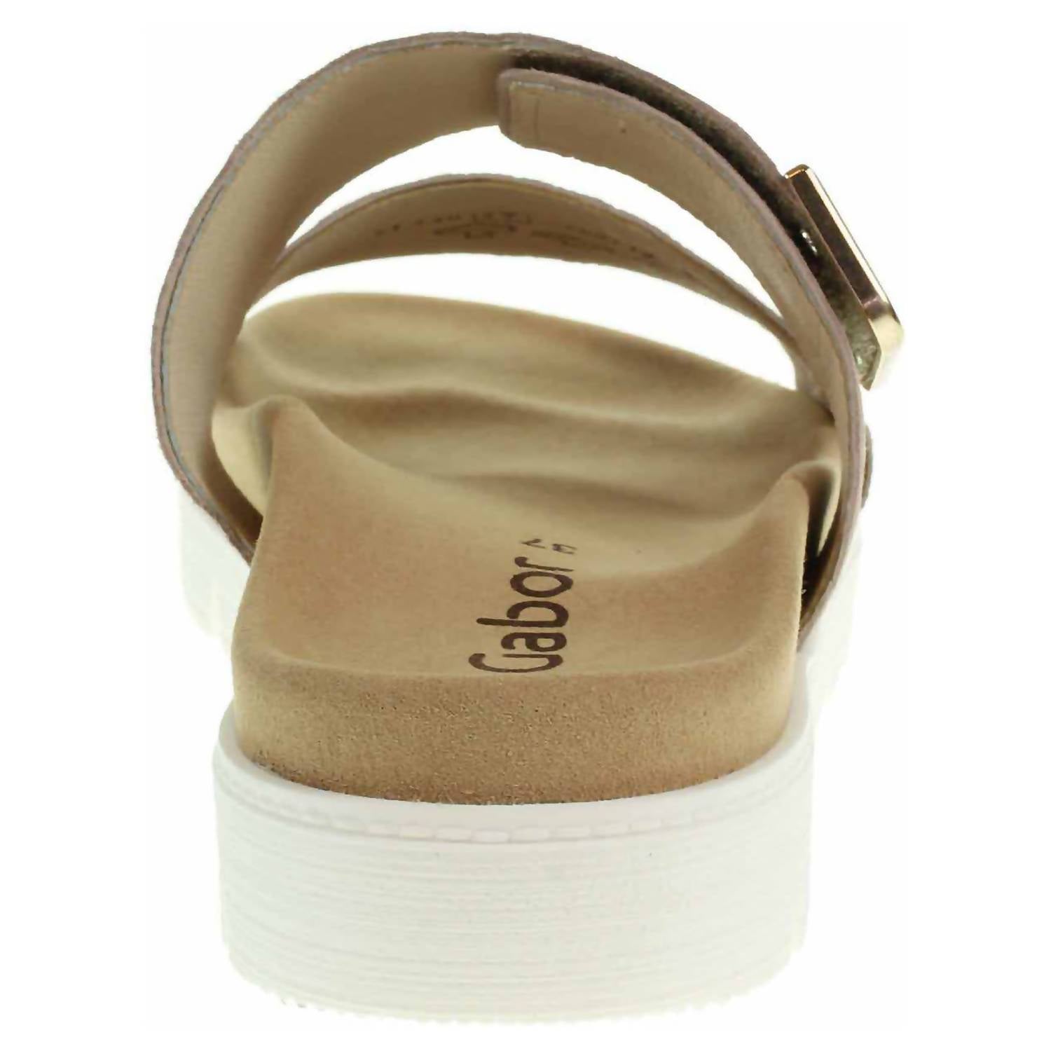GABOR Women's Slide Sandal in antikrosa suede - women's sandal - view 4