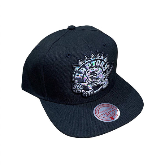 Mitchell & Ness - MEN'S NBA HWC TORONTO RAPTORS IRIDESCENT LOGO SNAPBACK CAP