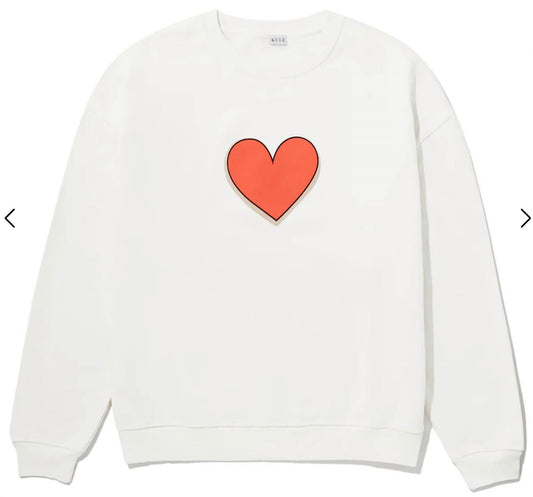 Kule - Oversized Heart Sweatshirt