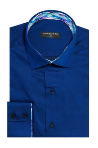Masutto - YORK/92 LONG SLEEVE BUTTON DOWN SHIRT