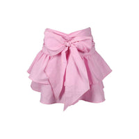Flowers By Zoe - Girl's Bow Poplin Skirt
