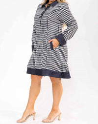 Karen T Design - Plaid Coat Dress
