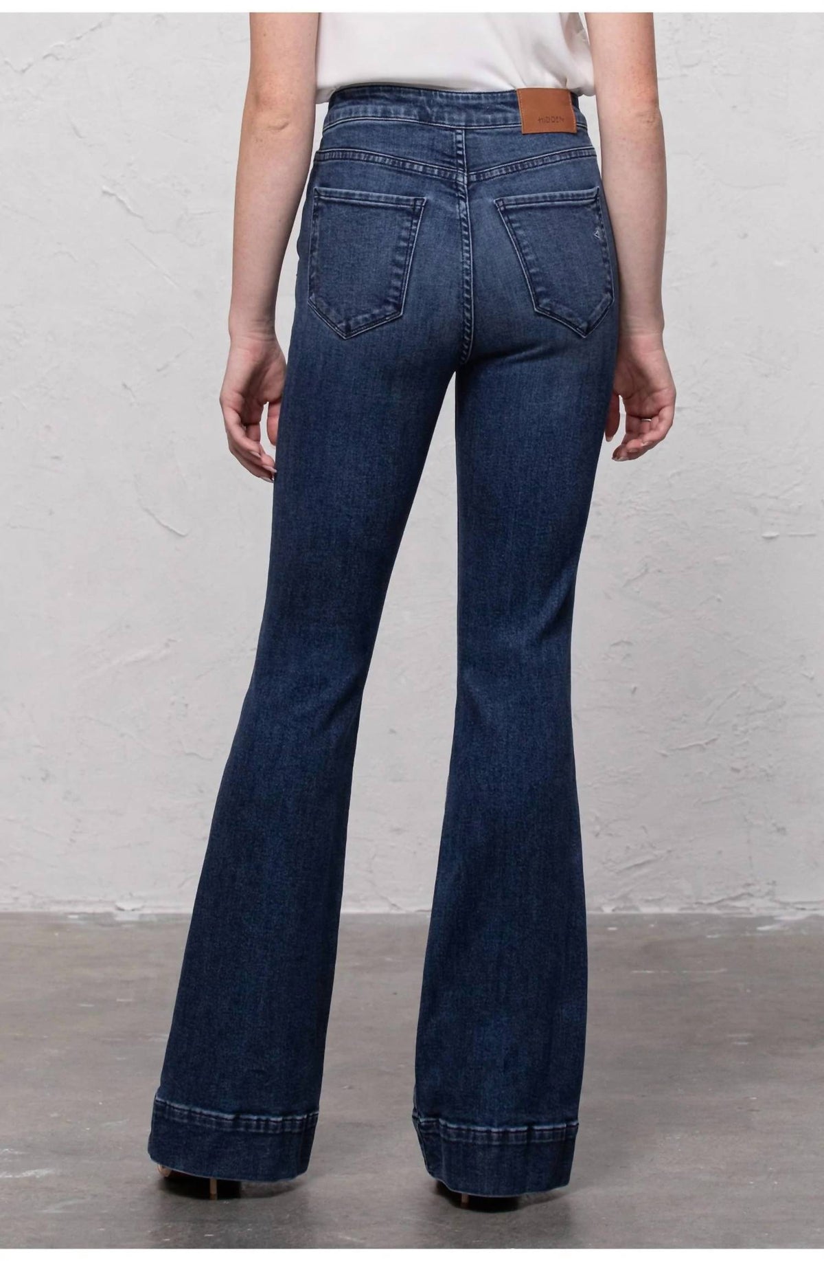 Hidden - Happi High Rise Flare Jeans