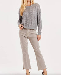 Another Love - Sari Sparkle Cable Knit Sweater