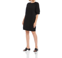 Karen Kane Raglan Sleeve Dress in black - women's dress - detail view