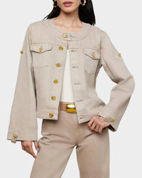 L'Agence - Anouk Collarless Jacket