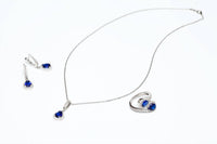 Avenue Chic - Women's Saphire Teardrop Set